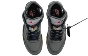 Air Jordan 5 x Off-White Retro SP 'Muslin' - Imagen 4