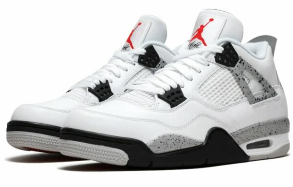 Alternative view of Air Jordan 4 Retro White Cement