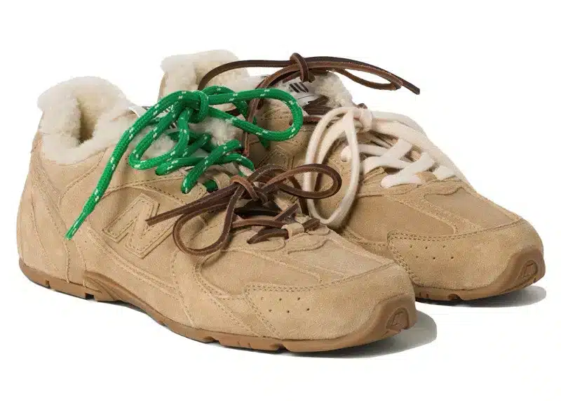 New Balance 530 SL Miu Miu Ecru Shearling - Imagen 2