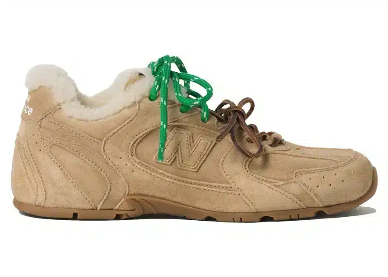 New Balance 530 SL Miu Miu Ecru Shearling - Imagen 3