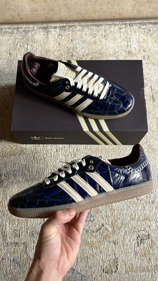Alternative view of adidas Samba Wales Bonner Navy Croc