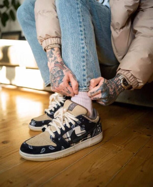 Alternative view of SB DNK Low Travis Scott