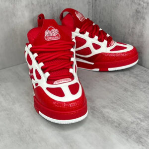 LV Skate Sneaker Red White - Imagen 7