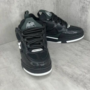 LV Skate Sneaker Black White - Imagen 5