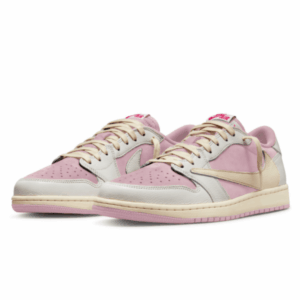 Air Jordan 1 Low OG x Travis Scott Shy Pink 2025 - Imagen 2
