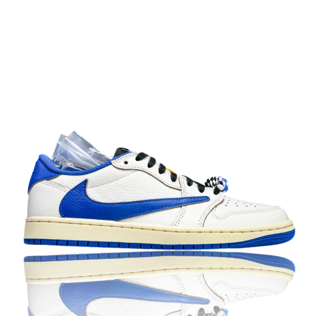 Travis Scott x Fragment AJ1 Low OG Sail Military Blue