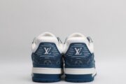 LV Trainer Monogram Denim White Blue - Afbeelding 5