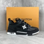 LV Skate Sneaker Black White – Image 2
