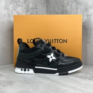 LV Skate Sneaker Black White - Imagen 2