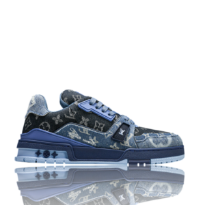 LV Trainer Low Monogram Denim Blue