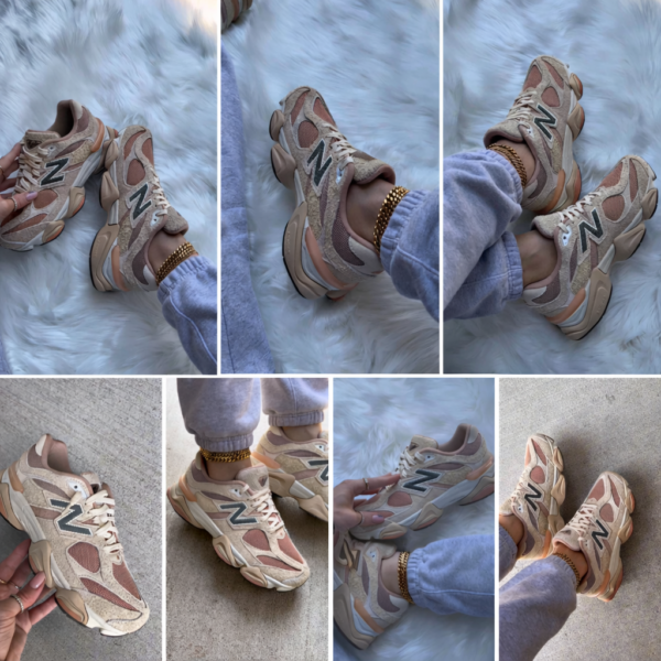 Alternative view of New Balance 9060 Taupe Brown