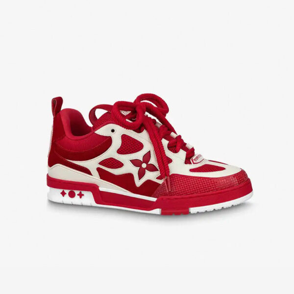 LV Skate Sneaker Red White