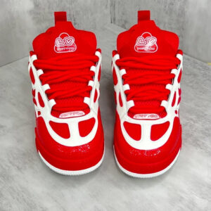 LV Skate Sneaker Red White - Imagen 6