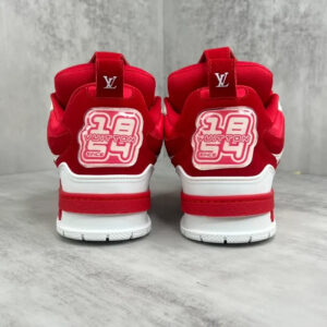 LV Skate Sneaker Red White - Imagen 5
