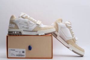 LV Trainer Beige White - Imagen 2