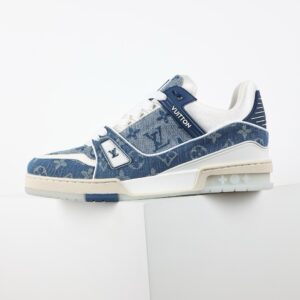 LV Trainer Denim Monogram Blue - Imagen 7