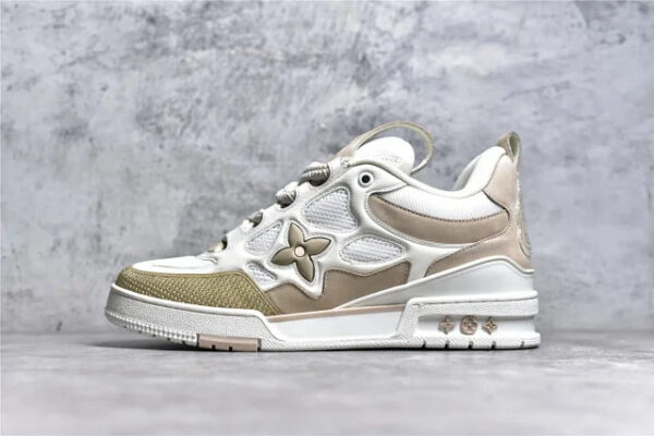 Alternative view of LV Skate Sneaker Beige White