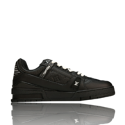 LV Trainer Low Monogram Black Embossed