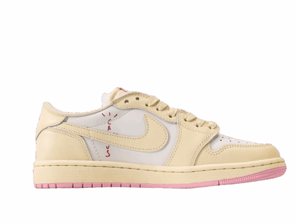 Travis Scott x Air Jordan 1 Low OG Sail White Pink