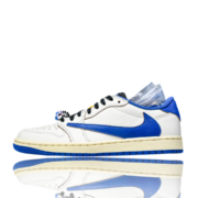 Travis Scott x Fragment AJ1 Low OG Sail Military Blue