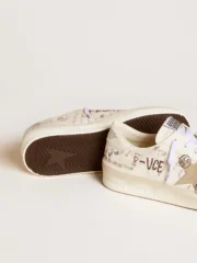 Golden Goose Stardan Lettering Ice Gray Star