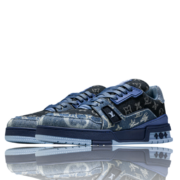 LV Trainer Low Monogram Denim Blue