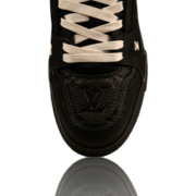 LV Trainer Low Monogram Black Embossed