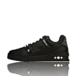 LV Trainer Low Monogram Black Embossed