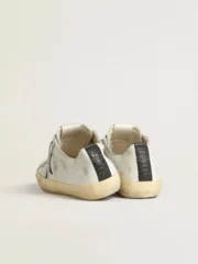 Golden Goose V-Star Black Crocodile Star