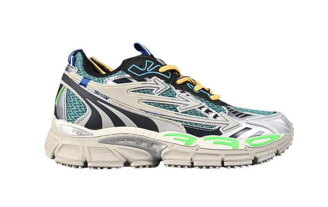 Off-White Be Right 'Grey Green Yellow'