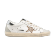Golden Goose Super-Star White Gold Silver Star