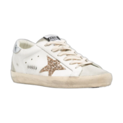 Golden Goose Super-Star White Gold Silver Star