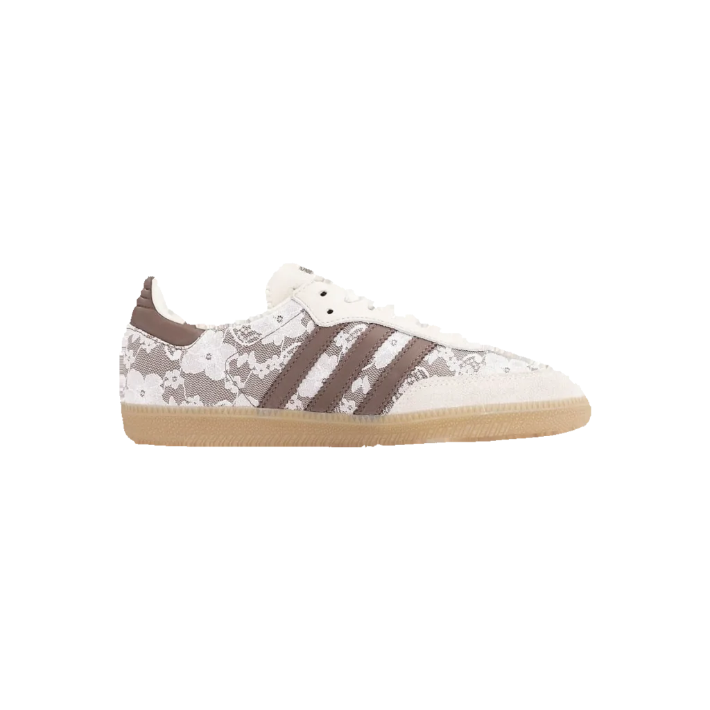 Adidas Samba OG Floral Lace Off White Earth Strata Gum