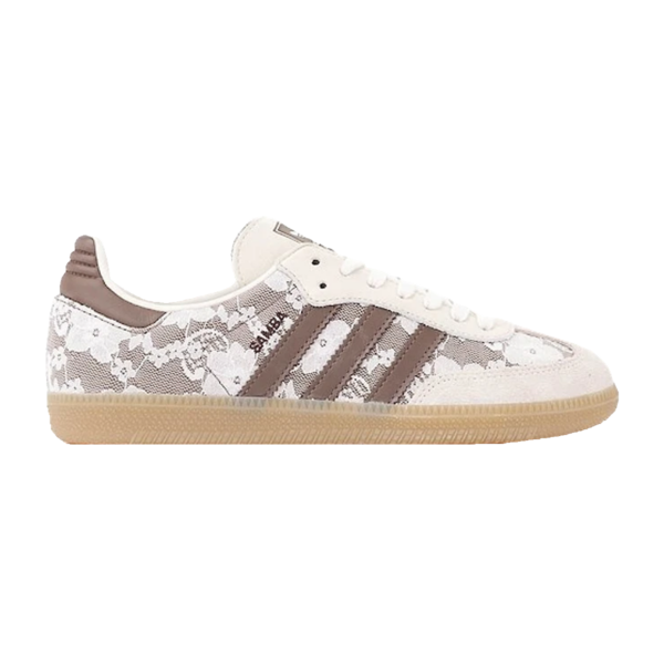 Adidas Samba OG Floral Lace Off White Earth Strata Gum