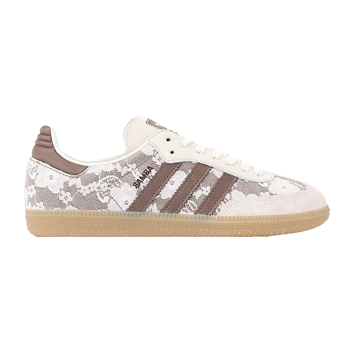 Adidas Samba OG Floral Lace Off White Earth Strata Gum Adidas Samba OG Floral Lace Off White Earth Strata Gum