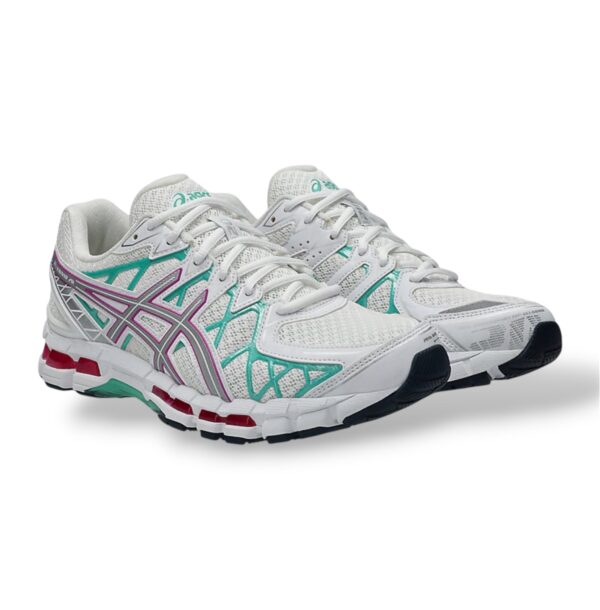 ASICS Gel-Kayano 20 White Aurora Green Watermelon