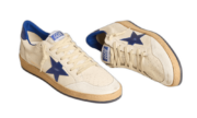 Golden Goose Ball Star Azul Metalizado