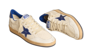 Golden Goose Ball Star Azul Metalizado