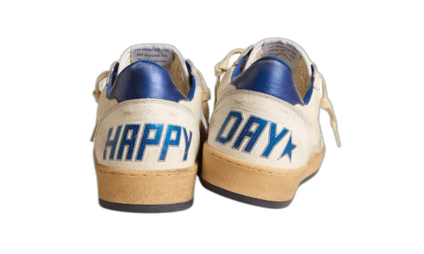 Golden Goose Ball Star Azul Metalizado