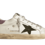 Golden Goose Ball Star Morado con Estrella Verde Oscuro