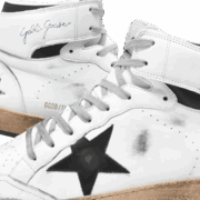 Golden Goose High Blancas Estrella Negra