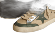 Golden Goose Super Star Blanco Crema con Verde