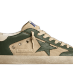 Golden Goose Super Star Blanco Crema con Verde