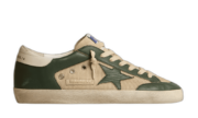 Golden Goose Super Star Blanco Crema con Verde
