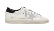 Golden Goose Ante Blanco Refuerzo Talón Estampado Negro