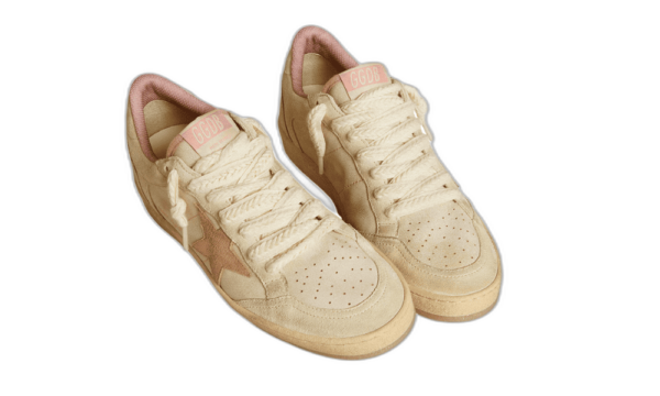 Golden Goose Ball Star LTD Blanco y Rosa