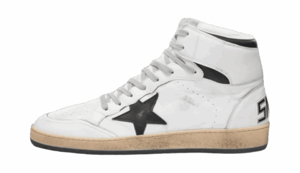 Golden Goose High Blancas Estrella Negra