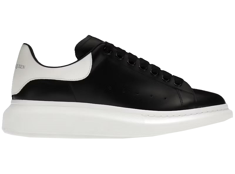 Alexander McQueen Negro con talón blanco Alexander McQueen Negro con talón blanco