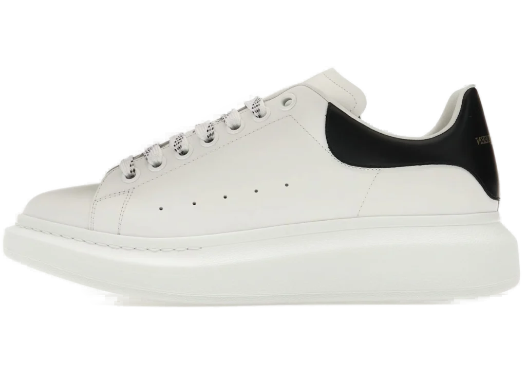 Alexander McQueen Blanco con talón negro
