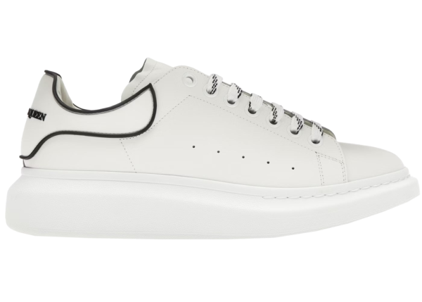 Alexander McQueen Blanco con ribete negro